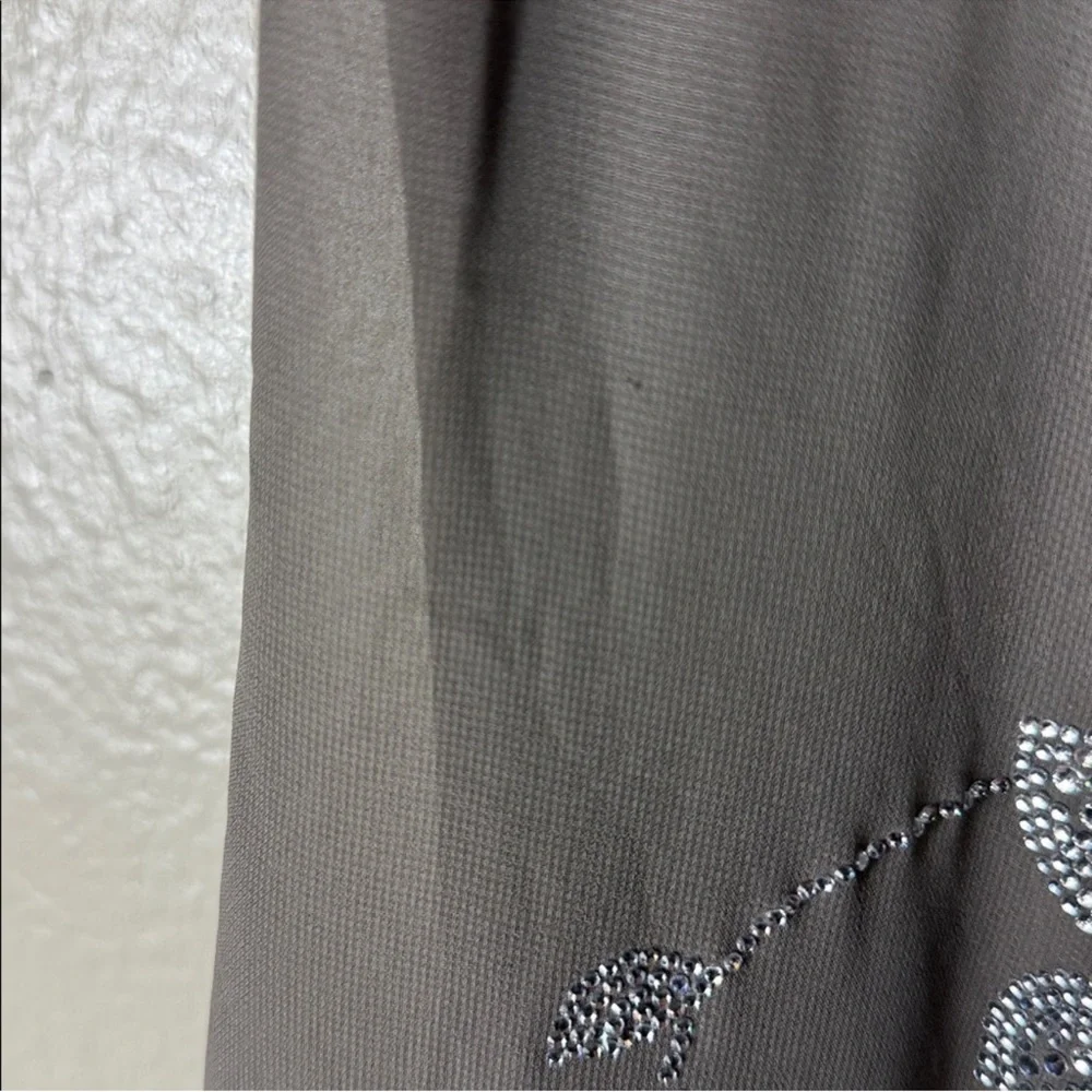 House of CB Blanca Smoke Crystal Embellished Midi Dress - Picture 10 of 14